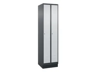 locker,HxBxD 1950x500x500mm,2vak,vak B 250mm,cil.-slot,sokkel - 1