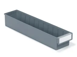 stellingbak,HxBxD 100x132x600mm,PP,grijs
