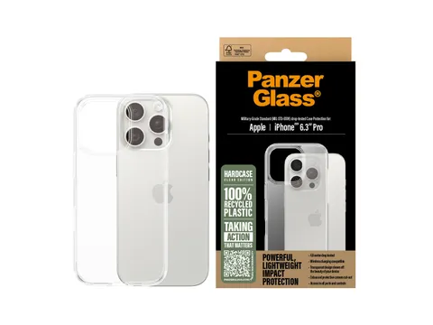 PanzerGlass HardCase Transparent iPhone 16 Pro, Hoes, Apple, Apple