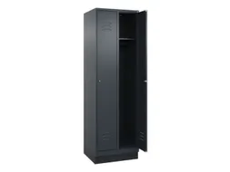 locker,HxBxD 1950x600x500mm,2vak,vak B 300mm,cil.-slot,sokkel