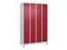 locker voor scheiding van kleding,HxBxD 1950x1200x500mm,4vak