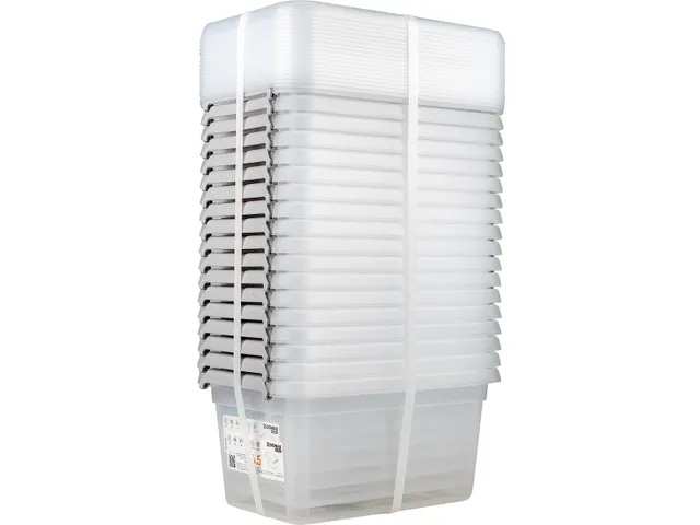 Donau Home Voedseldoos 4,5 Liter transparant kunststof