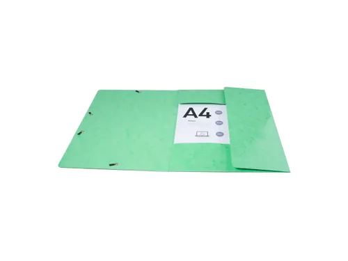 Exacompta Iderama Elastomap Met 3 Kleppen, Met Rugetiket, Limoengroen