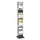 folderhouder,HxBxD 1750x300x300mm,v. 4xDIN A4,acryl planken