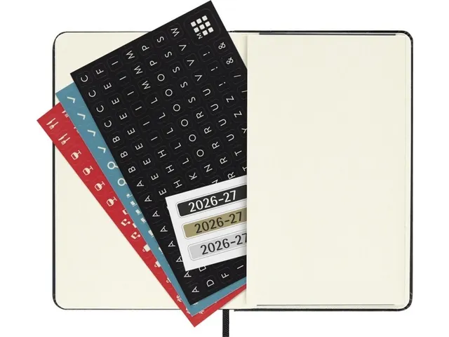 Agenda 2027 Moleskine 18M Planner Weekly 7dagen/1pagina pocket hc blac