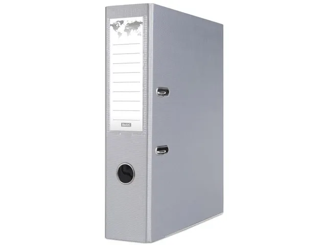 BASIC-S ordner A4 PP rug van 7,5 cm grijs