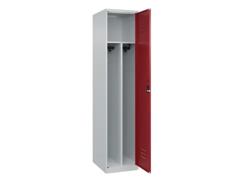 locker voor scheiding van kleding,HxBxD 1850x400x500mm,1vak