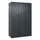 Z-garderobekast,HxBxD 1850x1200x500mm,vak B 200/400mm,cil.-slot