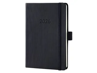 Weekagenda Conceptum A6 2026 (NL/FR/EN/DU) zwart Hardcover - 1