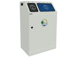 Afvalverzamelstation 30/60 liter Romp Ral7035 Ral 5010/ral7016
