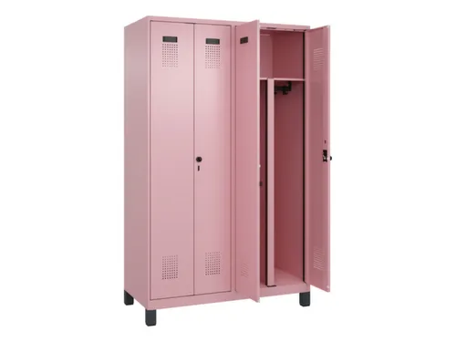 PBM-locker,HxBxD 1950x1200x500mm,4vak,vak B 300mm,draaigrendel