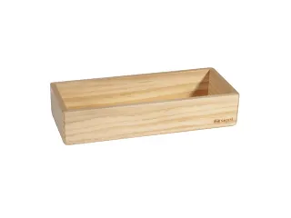 Grenenhouten opbergbox magnetisch 175x40x55mm - 1