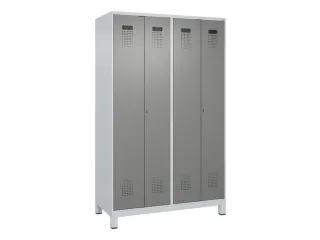 locker voor scheiding van kleding,HxBxD 1950x1200x500mm,4vak - 2