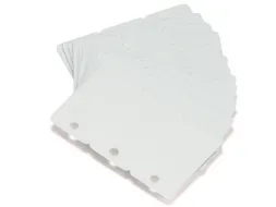 Zebra 104523-020 Premier PVC Driedelige Kaart Wit