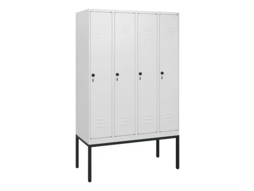 locker,HxBxD 1950x1200x500mm,4vak,vak B 300mm,draaigrendel