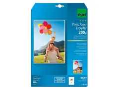 inkjetfotopapier Everyday plus A4 wit 200 gram glans 20 vel