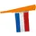 Oranje toeter met vlag