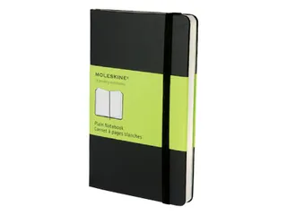 Notitieboek Moleskine pocket 90x140mm blanco hard cover zwart - 1