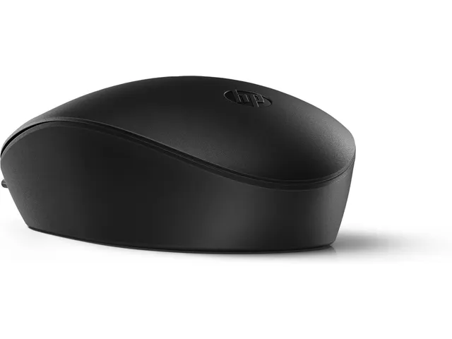 Muis HP 125 bedraad zwart