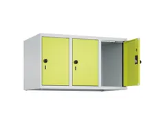 opzetkast,v. locker,3vak.,vak B 300mm,HxBxD 500x900x500mm,draaigrendel