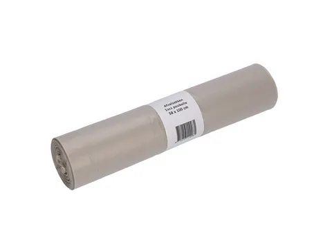 Afvalzak Cleaninq 58x100cm LDPE recycled T50 80 Liter transparant