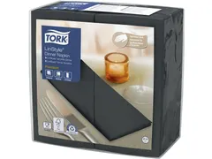 Dinerservet Tork Linstyle Premium 1/8 vouw 1-laags 390x390mm 50 vel zw