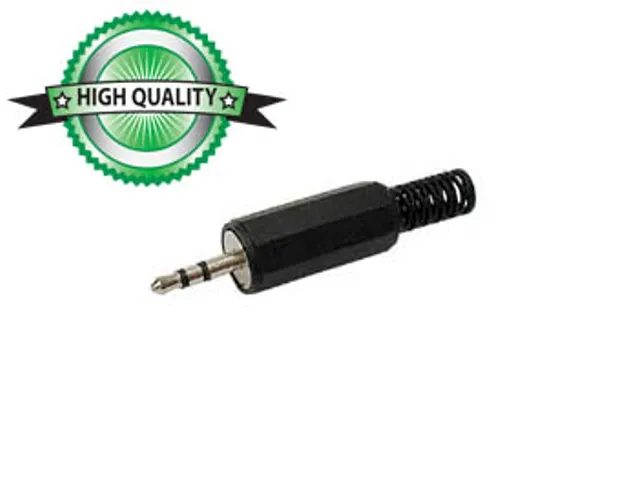 Mannelijke 2.5mm Stereo Jack - Plastic Zwart
