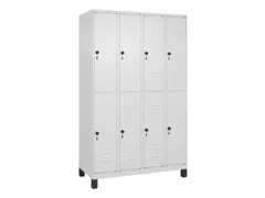 dubbeldekse locker,HxBxD 1950x1200x500mm,4x2vak.,vak B 300mm