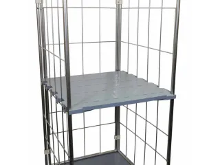 hygiënisch legbord,v. Gaasbox BxD 710x762mm,draagverm. 150kg,HDPE - 3