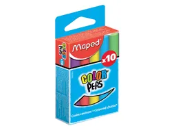 Schoolbordkrijt Maped Color'Peps set à 10 stuks assorti