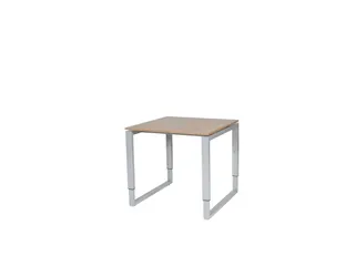 Domino Plus Bureau Hoogte Verstelbaar 800x800mm Hav/Kers 25mm Alu - 1