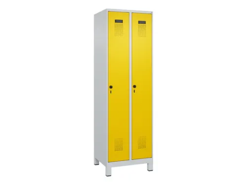 locker voor scheiding van kleding,HxBxD 1950x600x500mm,2vak