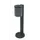 Staande asbak,H 825mm,staal,romp grafiet