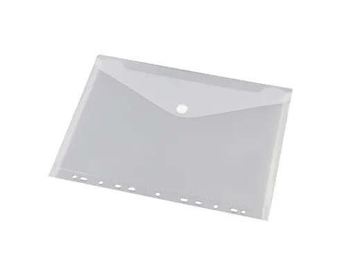 Enveloptas HF2 A4 240x310mm 11-gaats PP transparant wit