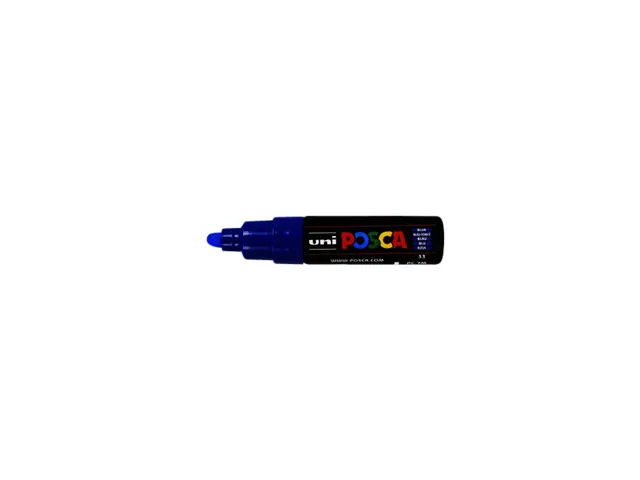 Verfstift Posca PC7M Brede Punt 4,5-5,5mm Donkerblauw
