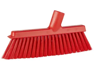 Vikan 31034 stofferbezem met haakse schroefdraad 250mm Rood - 1