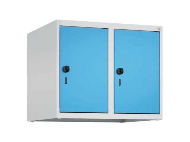 opzetkast,v. locker,2vak.,vak B 300mm,HxBxD 500x600x500mm,draaigrendel