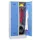 locker,HxBxD 1850x800x500mm,2vak,vak B 400mm,RAL7035,front RAL6011