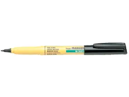 Viltstift Pentel NM10 textiel Pen rond zwart 1mm