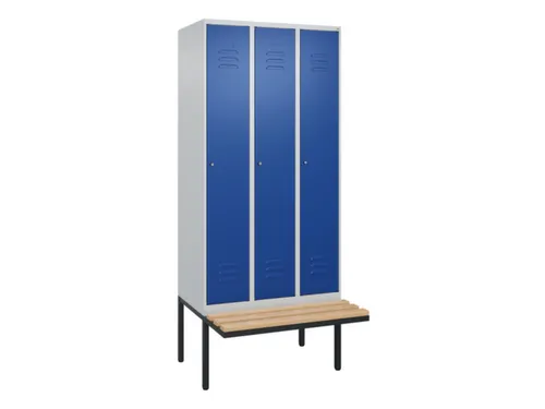 locker voor scheiding van kleding,HxBxD 2120x900x815mm,3vak