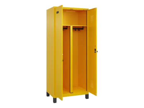 PBM-locker,HxBxD 1950x800x500mm,2vak,vak B 400mm,draaigrendel