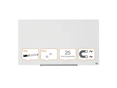 Glasbord Magnetisch Nobo Impression Pro 100x56cm briljant wit