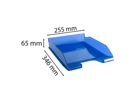 Brievenbak COMBO MID I blauw/glos/transp.