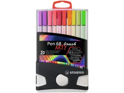 Brushstift STABILO Pen 568/20 Arty assorti set à 20 stuks