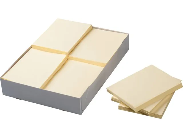 Receptpapier Fastprint A6 80 Gram Kanariegeel 2000 Vel