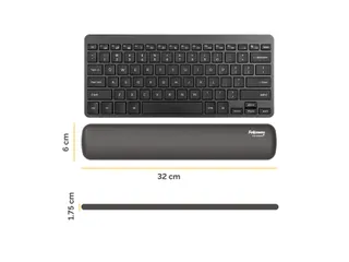 Polssteun Fellowes Breyta compact zwart 6x32cm - 9