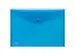 enveloptas blauw A4 liggend met drukknoopsluiting