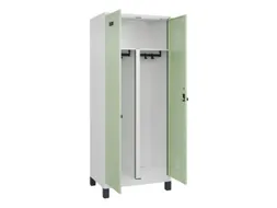 PBM-locker,HxBxD 1950x800x500mm,2vak,vak B 400mm,draaigrendel