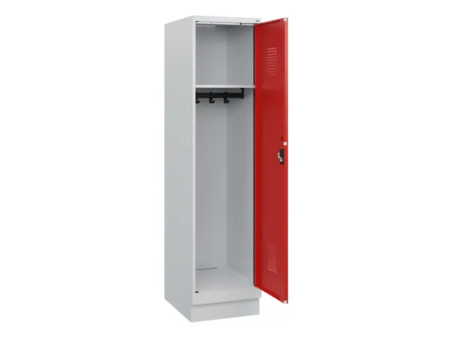 schoollocker,HxBxD 1630x400x500mm,1vak,vak B 400mm,cil.-slot,sokkel