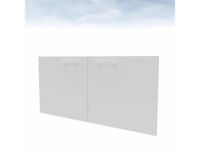 dubbele vleugeldeur,v. scheidingswand,1ordnerhoogte,HxB 860x450mm,hout